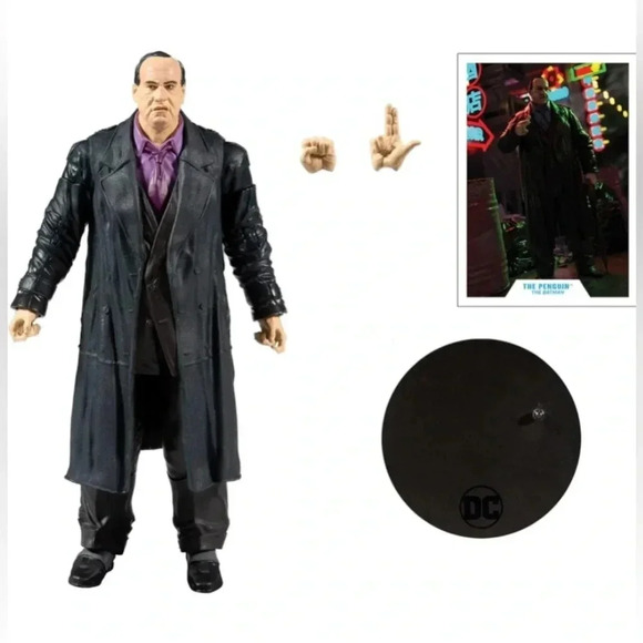 DC Multiverse - The Batman x McFarlane - The Penguin 7” Figure - BNIB 🐧 - Picture 5 of 11